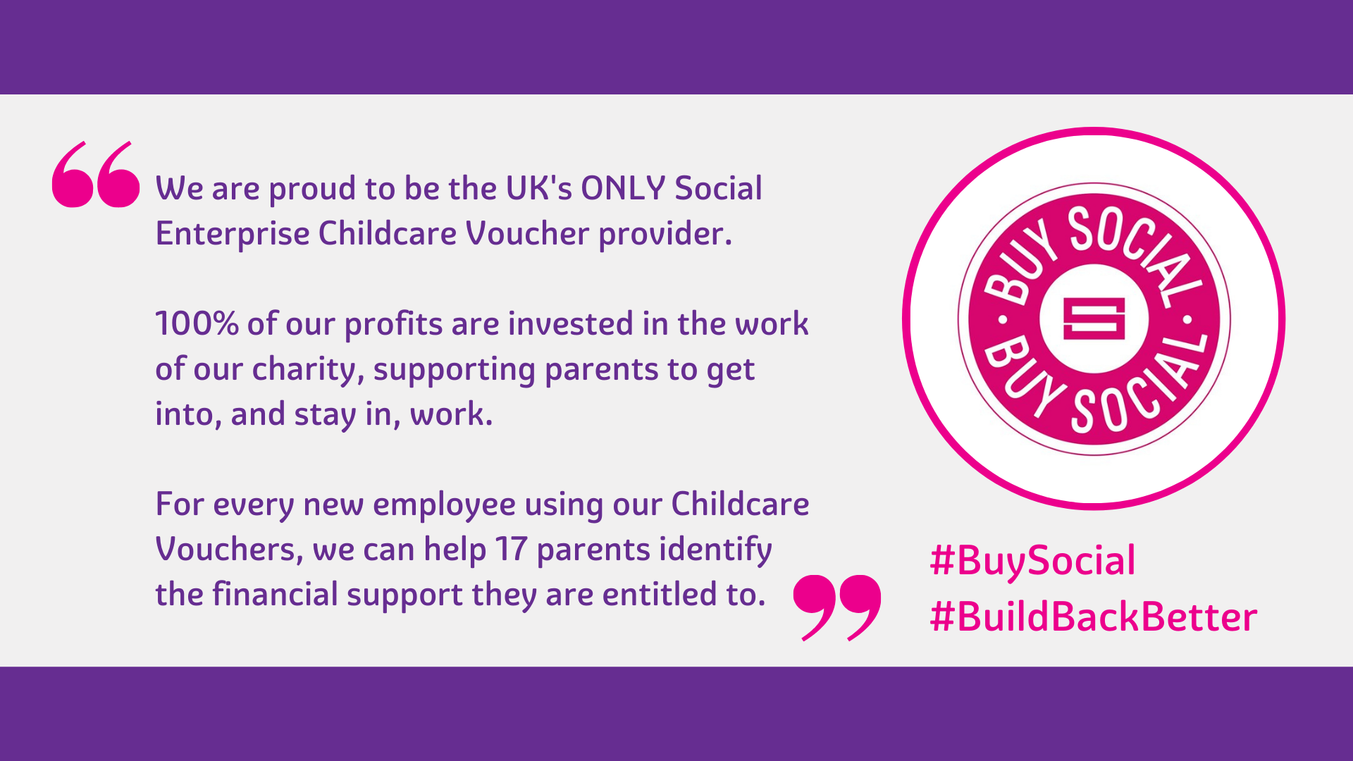 Childcare Vouchers – switch to Employers For Childcare and save money!