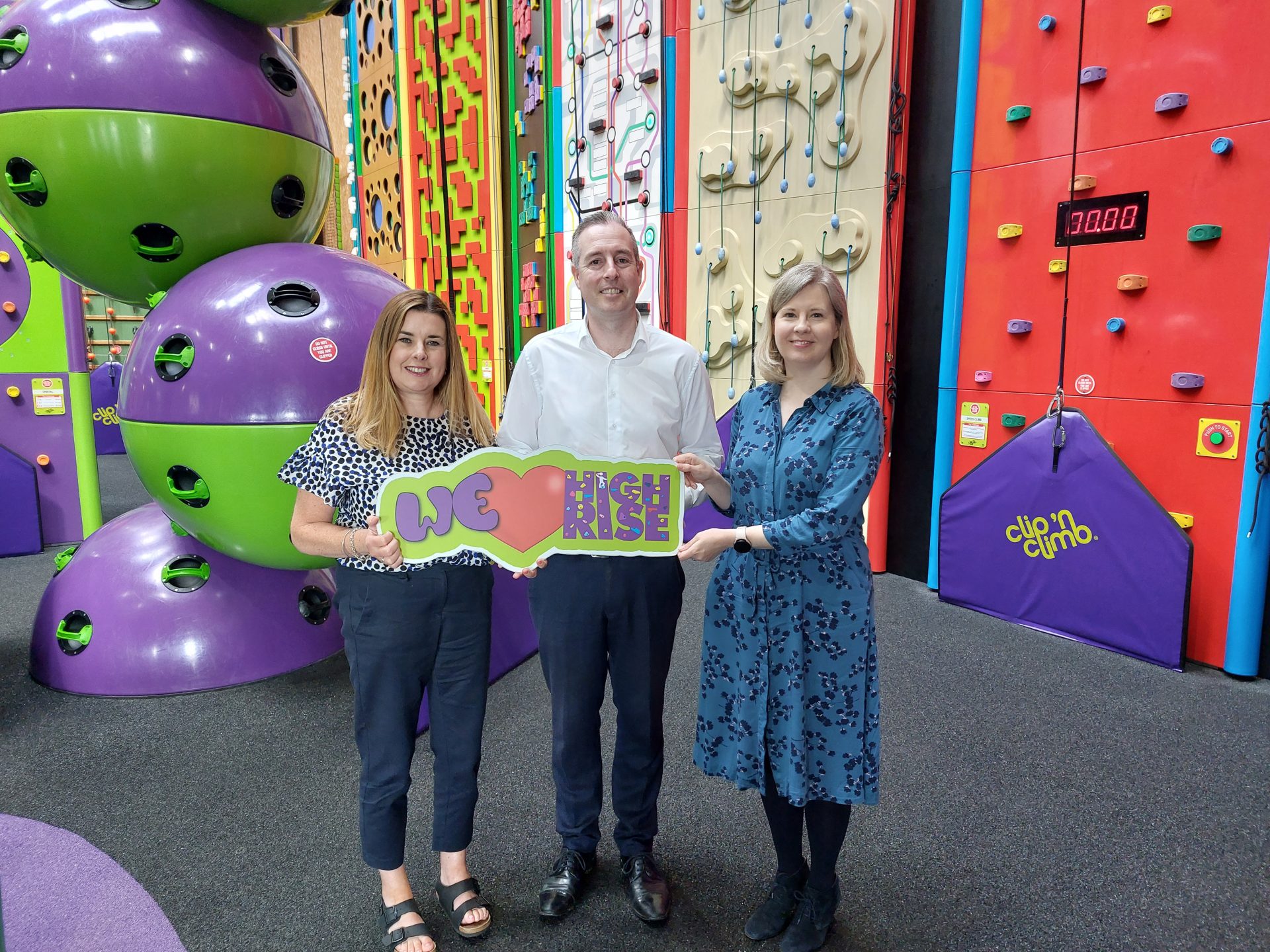 Education Minister Paul Givan MLA visits High Rise Lisburn