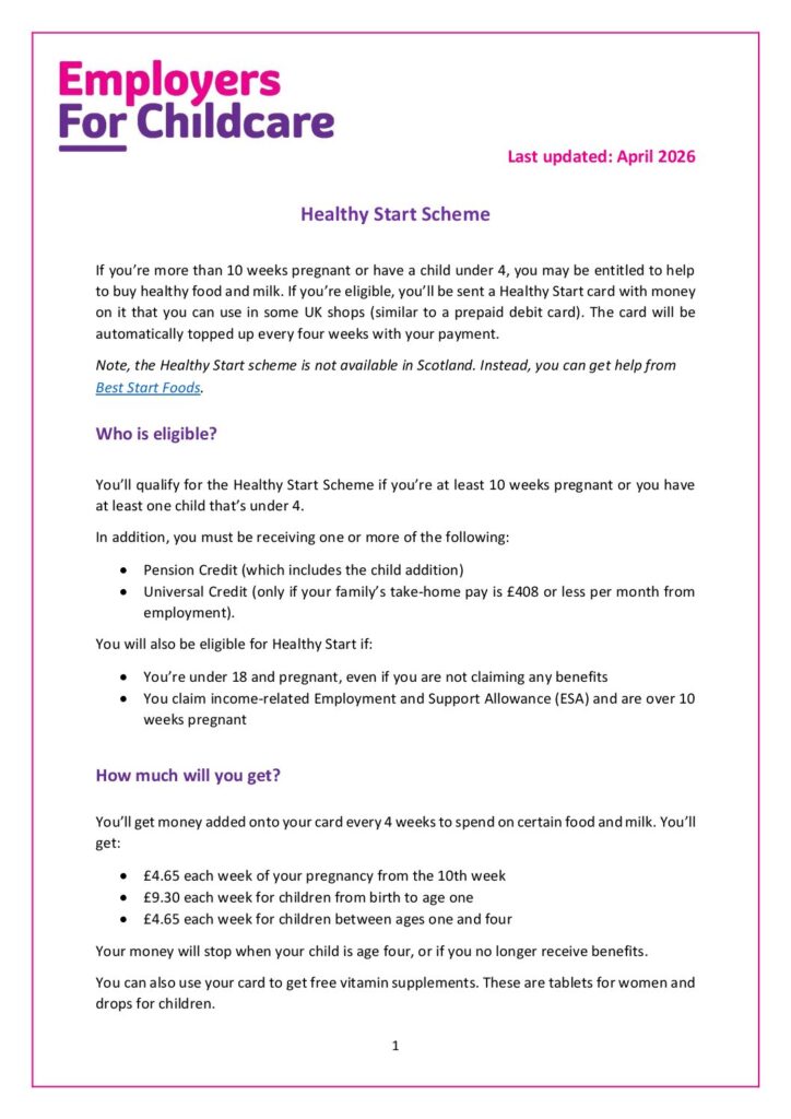 Healthy-Start-Scheme