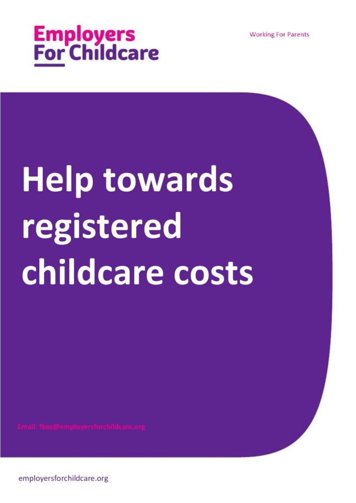 Help towards registered childcare costs